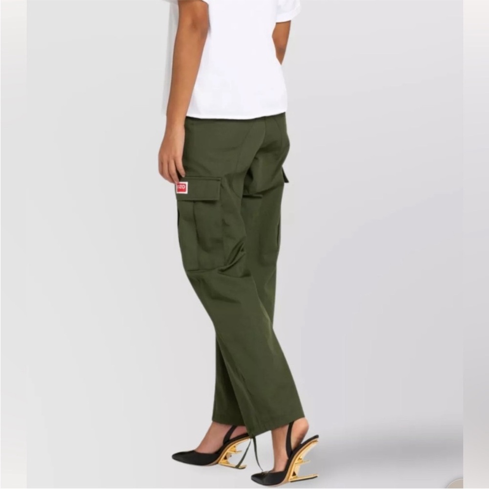Kenzo Green Chinos for Effortless Style